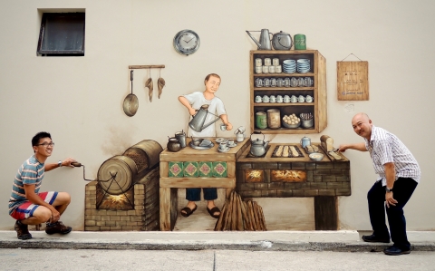 A Lighter Side of History: Wall of Memories by Yip Yew Chong