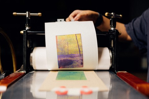 Nature’s Layers: Photopolymer Relief Printing