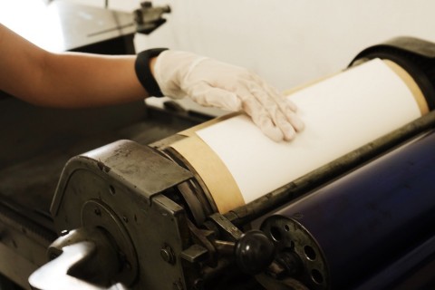 STPI x The Gentlemen's Press | Postcard Letterpress Type Printing 