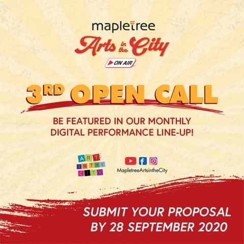 3rd Open Call: Mapletree Arts in the City on Air