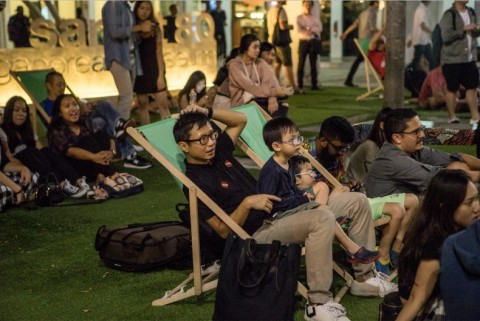 Outdoor movie screening of It’s a Great, Great World