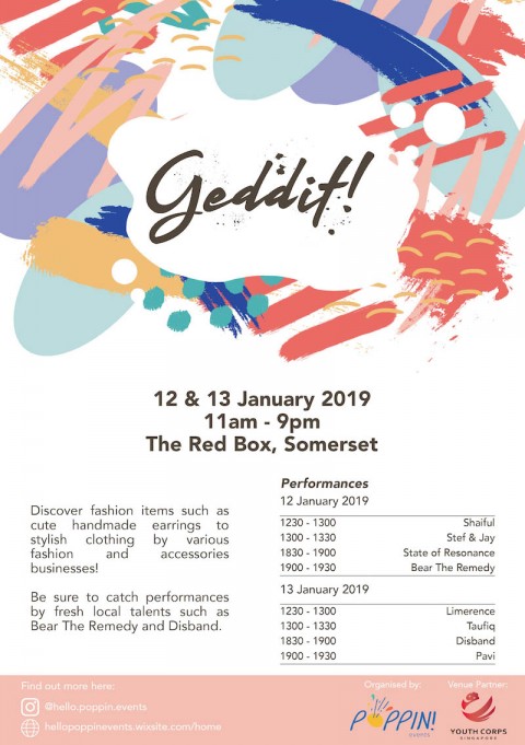 Geddit! Pop-up market at Somerset