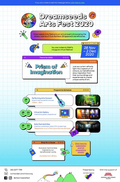 Dreamseeds Arts Fest 2020 - Prism of Imagination