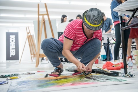 Kohler Charity Art Jamming