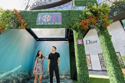 ION Orchard Makes Waves with First Live Mermaid Installation for 10th Anniversary Celebrations