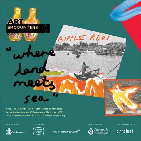 Art Encounters by Art Outreach: Where Land Meets Sea by Ripple Root