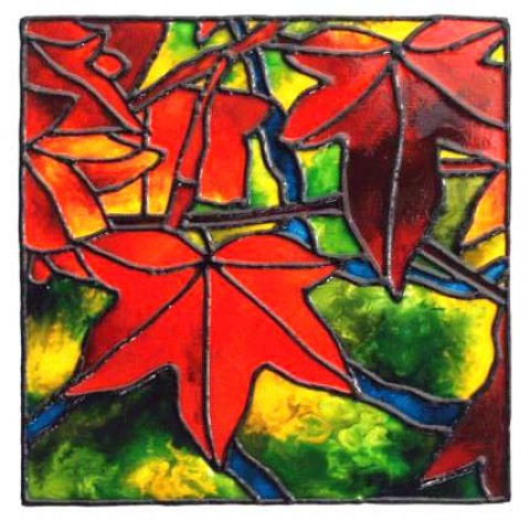 Christmas Glass Art Painting Workshop (Basic) with Danya Yu