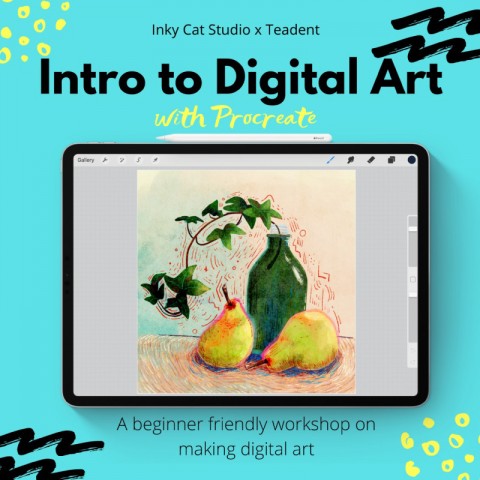 Introduction to Digital Art with Procreate by Inky Cat Studio