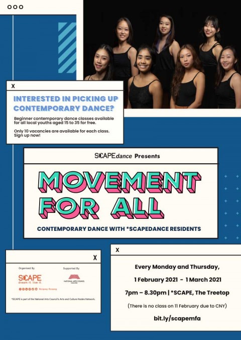 Movement For All: Contemporary Dance with *SCAPEdance Residents