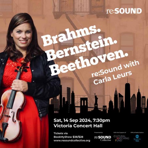 Brahms. Bernstein. Beethoven. re:Sound with Carla Leurs
