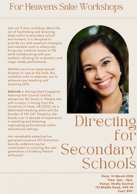 Directing for Secondary Schools