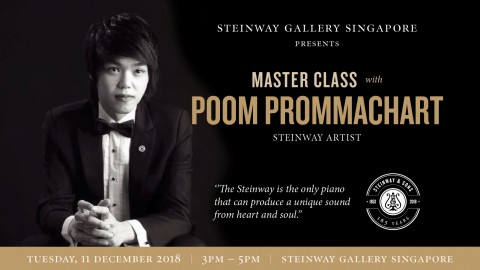 Masterclass with Steinway Artist Poom Prommachart 