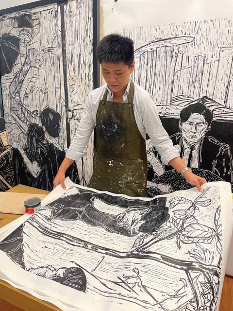 STPI x Drawing Etc. | Woodcut Workshop