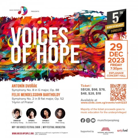 Voices of Hope – Music for People's 5th Anniversary Concert