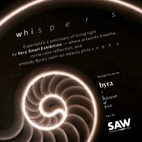 'Whispers' Living Light Art Exhibition