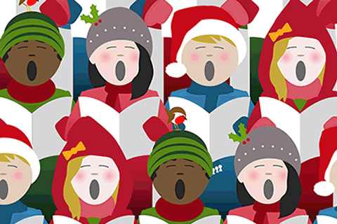 Street Caroling at Gardens by the Bay