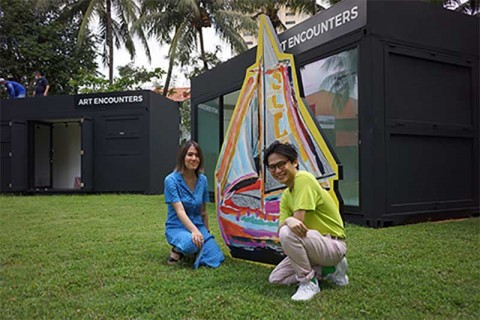 Art Encounters by Art Outreach: Where Land Meets Sea by Ripple Root
